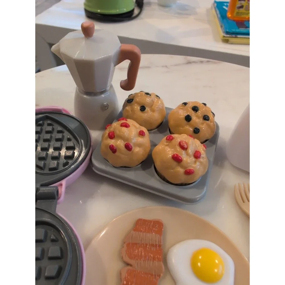 Miniatures Doll House Breakfast Buffet for Minis , dolls or American Dolls